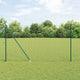 Clôture Vidaxl avec poteau vert 1,6 x 10 m acier et PVC
