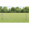 Clôture Vidaxxl avec poteau argent 0,6 x 10 m en acier