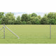 Clôture Vidaxxl avec poteau argent 0,6 x 10 m en acier