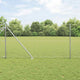 Vidaxxl clôture avec poteau argent 1 x 10 m acier