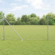 Clôture Vidaxxl avec poteau argenté 1,2 x 10 m en acier