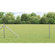 Clôture Vidaxxl avec poteau argent 0,6 x 10 m en acier