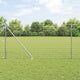 Vidaxxl clôture avec poteau argent 1 x 10 m acier