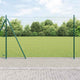 Clôture Vidaxl avec poteau vert 1,5 x 10 m acier et PVC
