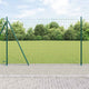 Clôture Vidaxxl avec poteau vert 1,4 x 10 m acier et PVC