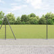 Clôture Vidaxl avec poteau gris 1,2 x 10 m acier et PVC