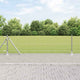 Clôture Vidaxxl avec poteau argent 0,4 x 10 m en acier