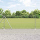 Vidaxxl clôture avec poteau argent 1 x 10 m acier