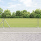 Clôture Vidaxxl avec poteau argent 0,4 x 25 m en acier