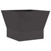 Vidaxl brasero noir 40 x 40 x 35 cm acier