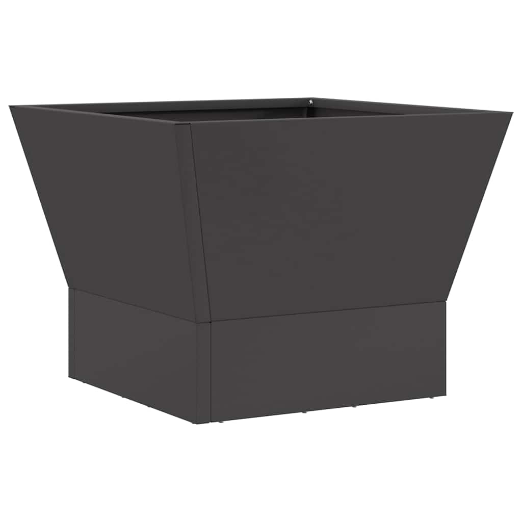 Vidaxl brasero noir 40 x 40 x 35 cm acier