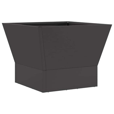Vidaxl brasero noir 40 x 40 x 35 cm acier