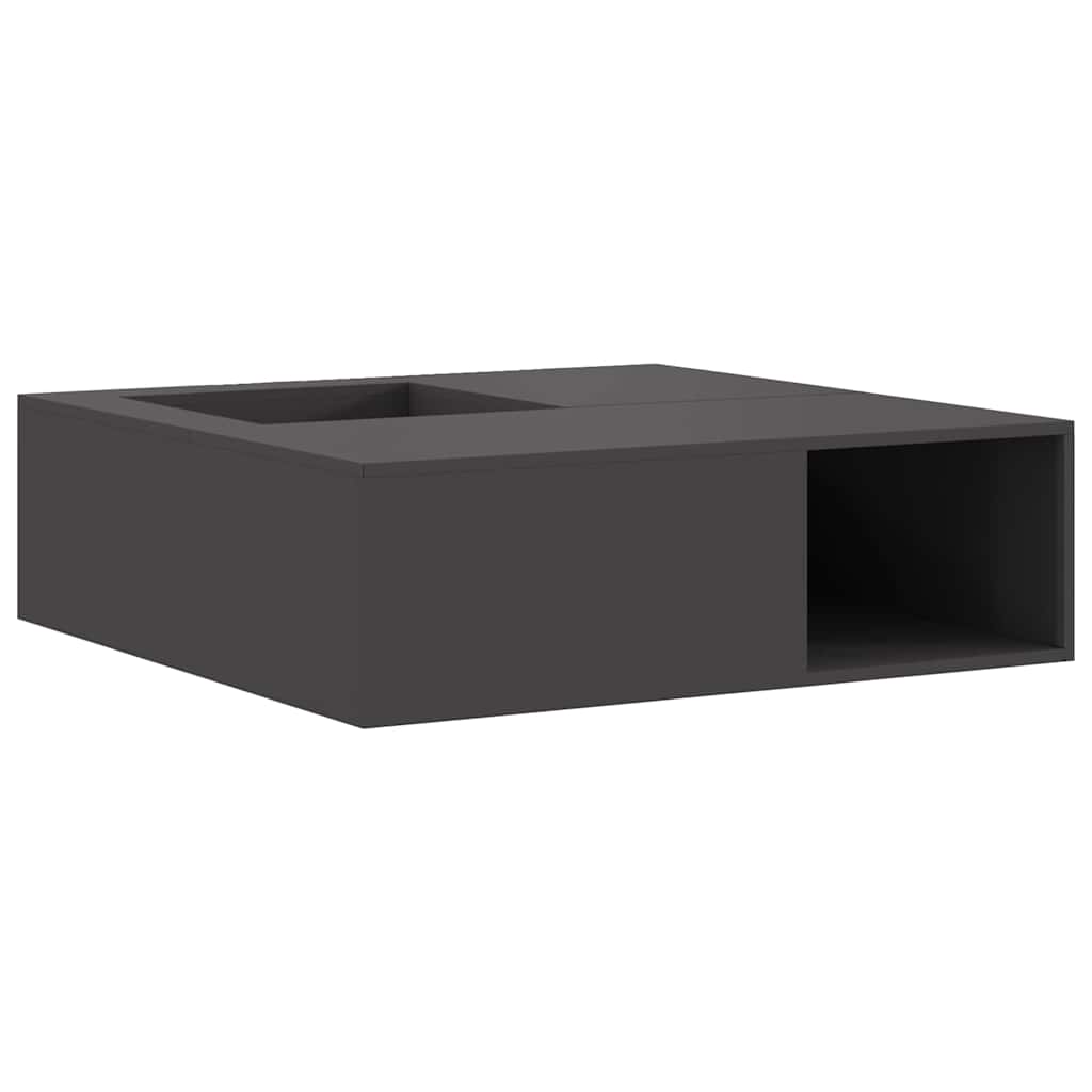 VidaXL brasero noir 100 x 100 x 30 cm acier