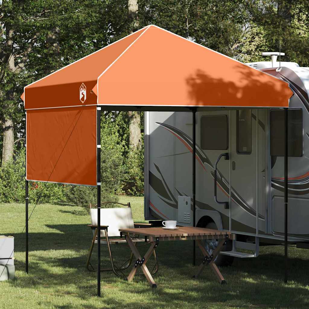 Vidaxx auvent tente orange 194 x 194 x 251 cm tissu