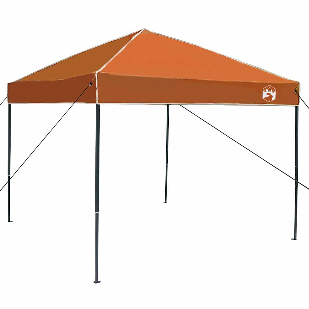 Vidaxx auvent tente orange 243 x 243 x 251 cm en tissu