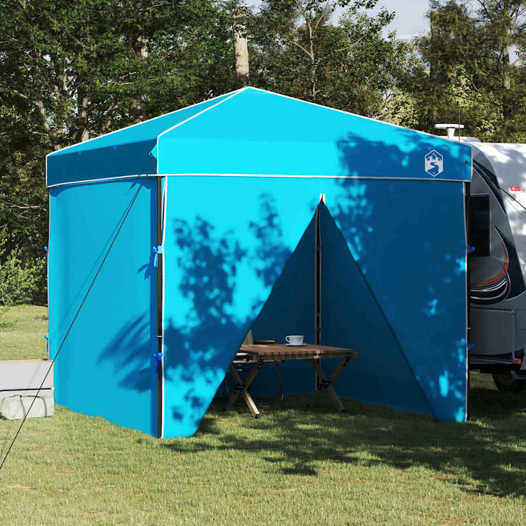 Vidaxx auvent tente bleu 243 x 243 x 251 cm en tissu