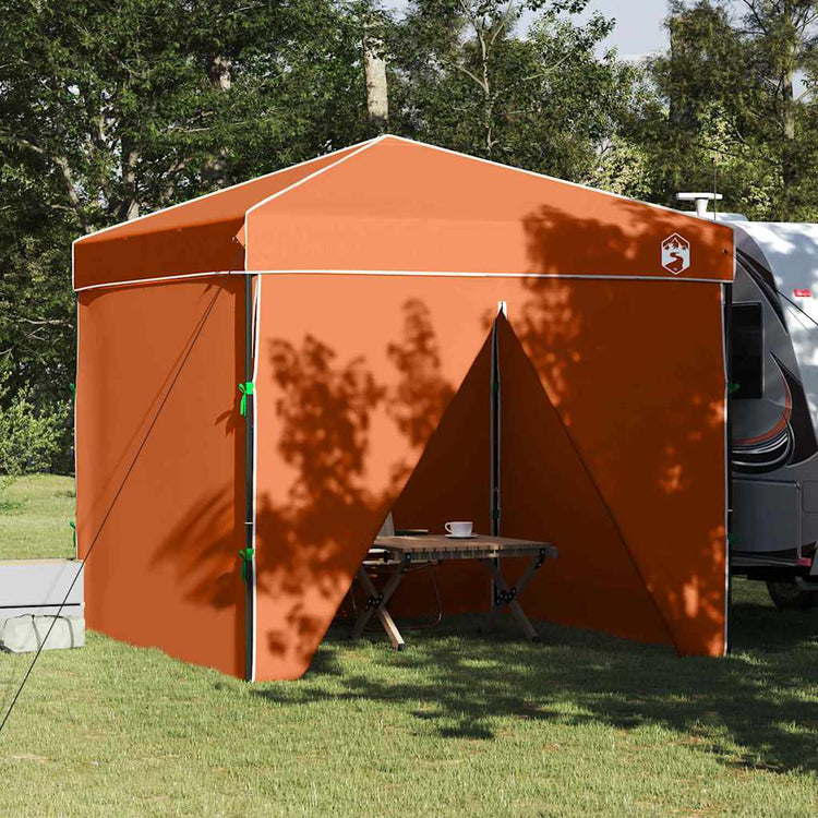 Vidaxx auvent tente orange 243 x 243 x 251 cm en tissu
