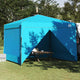 Vidaxx auvent tente bleu 290 x 290 x 251 cm en tissu