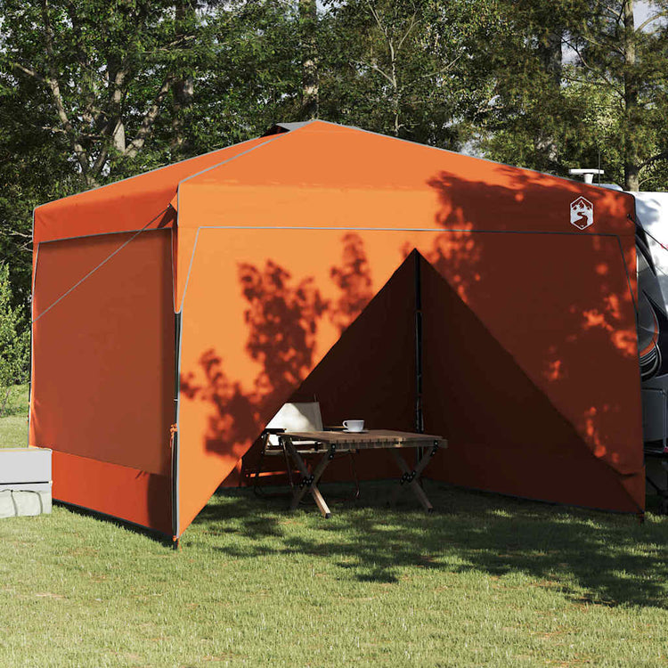 Vidaxx auvent tente orange 290 x 290 x 251 cm tissu