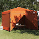 Vidaxx auvent tente orange 290 x 290 x 251 cm tissu