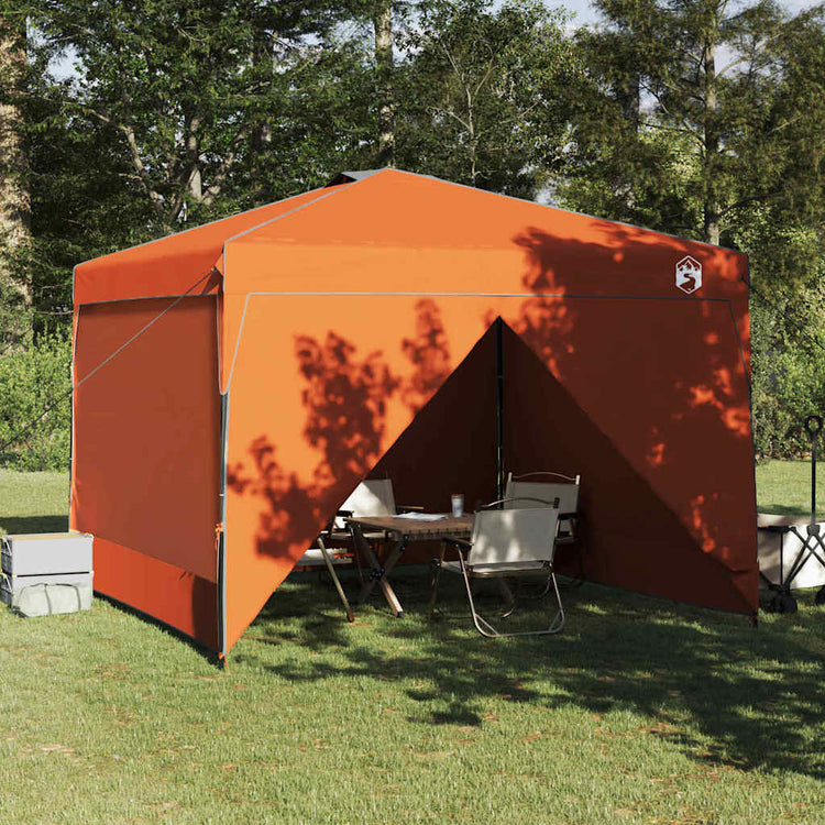 Vidaxx auvent tente orange 290 x 290 x 251 cm tissu