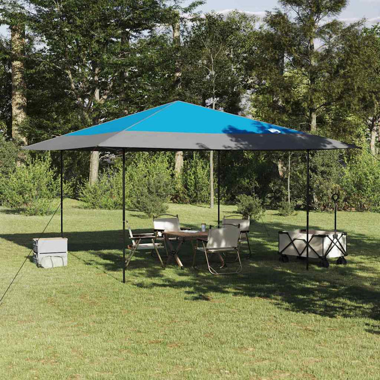 Vidaxx auvent tente bleu 395 x 395 x 251 cm en tissu