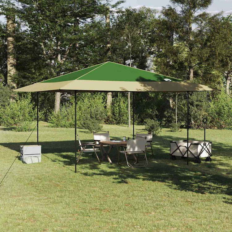 Vidaxx auvent tente vert 395 x 395 x 251 cm tissu
