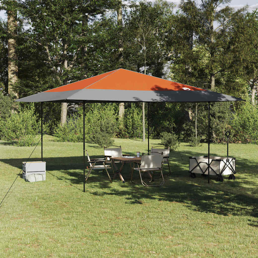Vidaxx auvent tente orange 395 x 395 x 251 cm tissu