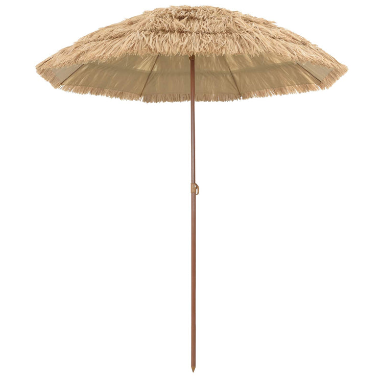 Vidaxx parasol de plage naturel 255 x 255 x 255 cm polyester et acier