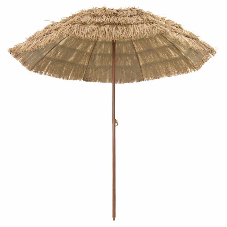 Vidaxx parasol de plage naturel 255 x 255 x 255 cm polyester et acier