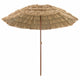 Vidaxx parasol de plage naturel 255 x 255 x 255 cm polyester et acier