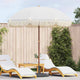 Parasol de plage VidaXL gris et blanc 205 x 205 x 210 cm