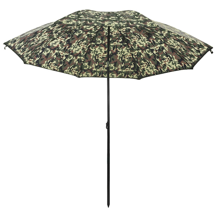 VidaXL parapluie poisson camouflage 300 x 240 cm oxford polyester