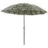 VidaXL parapluie poisson camouflage 220 x 193 cm polyester oxford