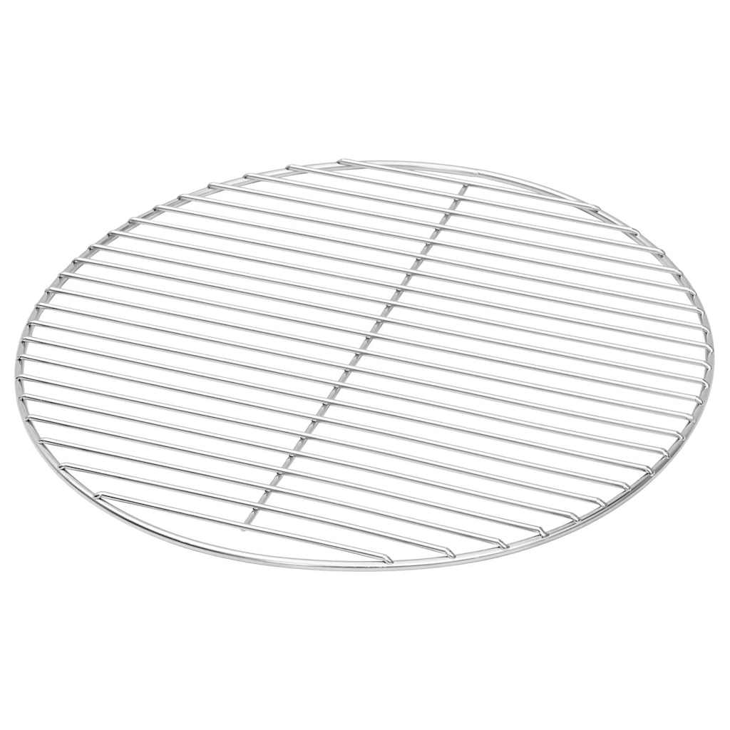 Vidaxx barbecue argent 43 x 43 cm en acier inoxydable