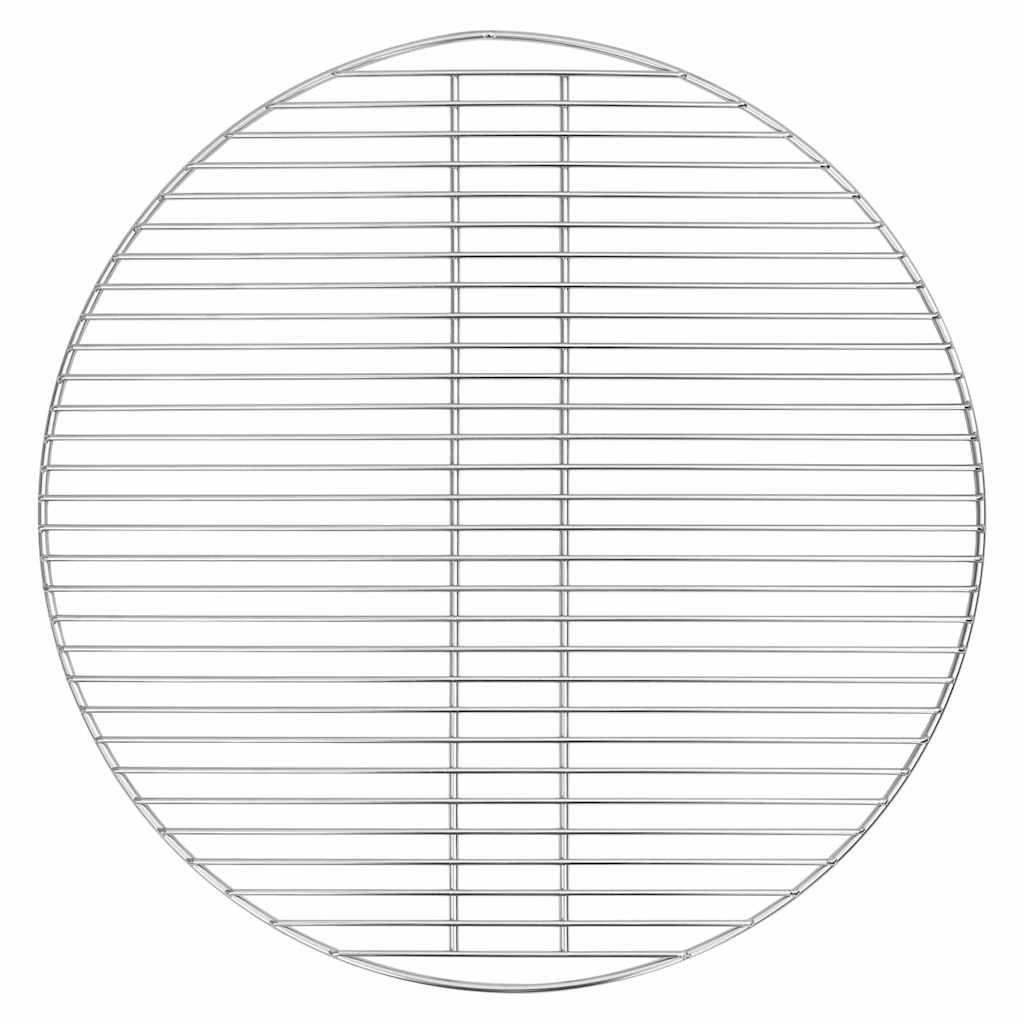Vidaxx barbecue argent 57 x 57 cm en acier inoxydable