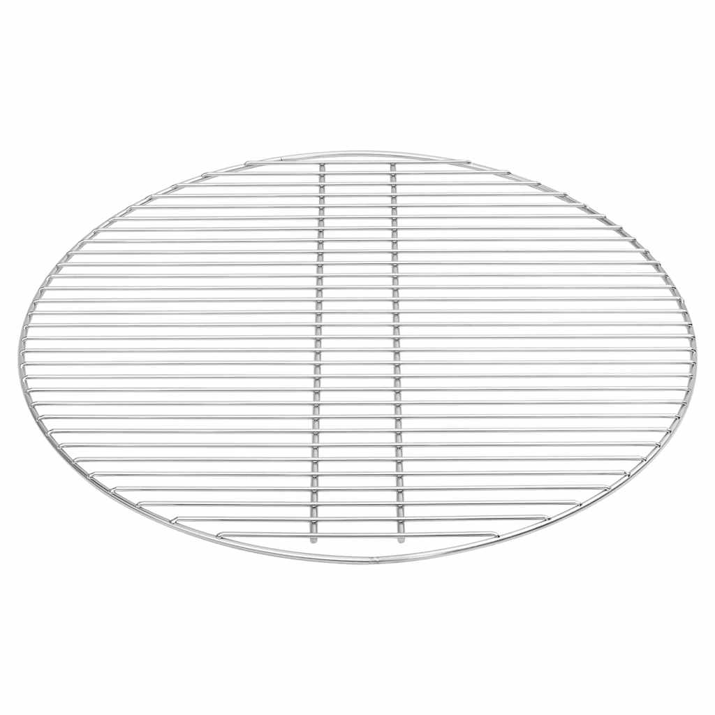Vidaxx barbecue argent 57 x 57 cm en acier inoxydable