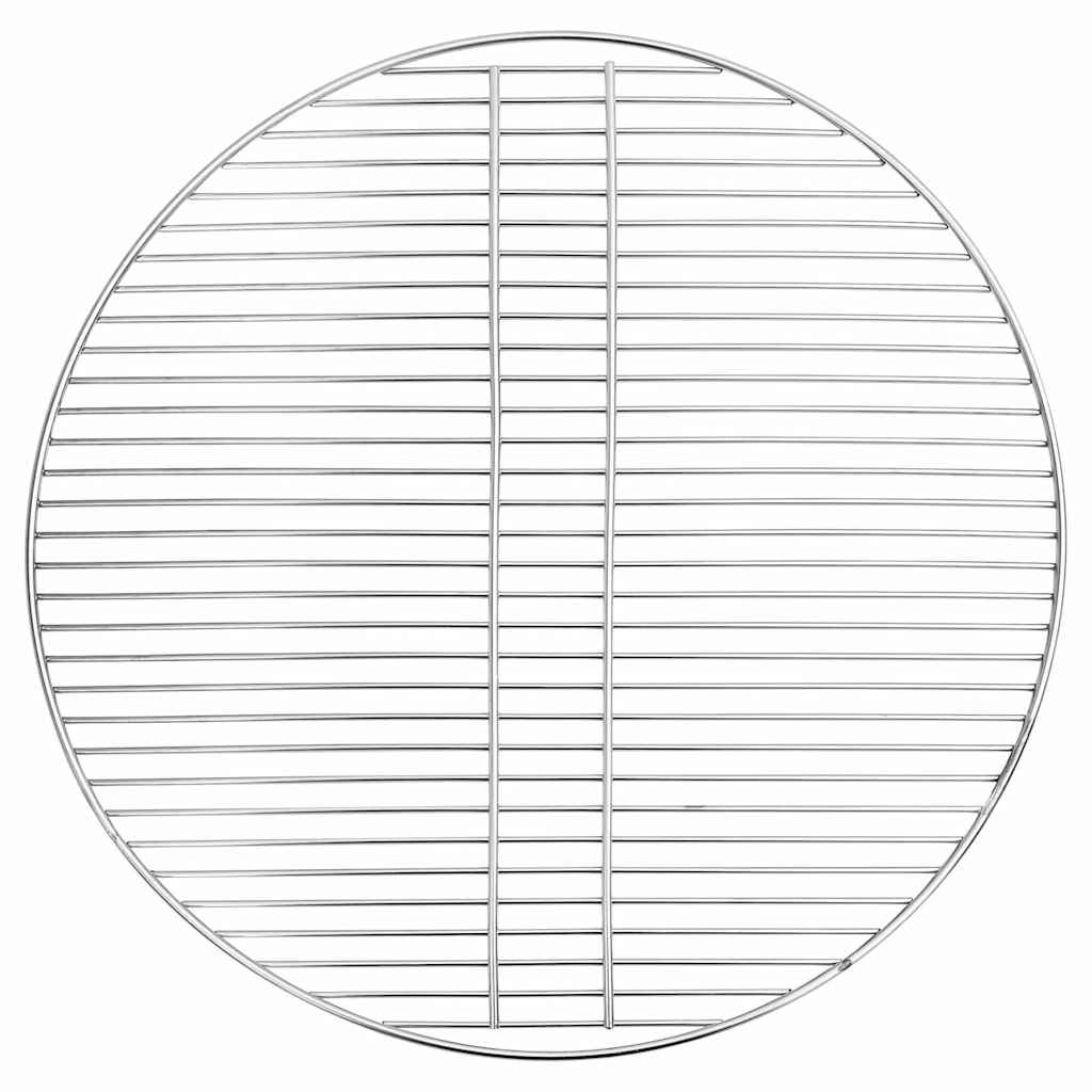 Vidaxx barbecue argent 60 x 60 cm en acier inoxydable