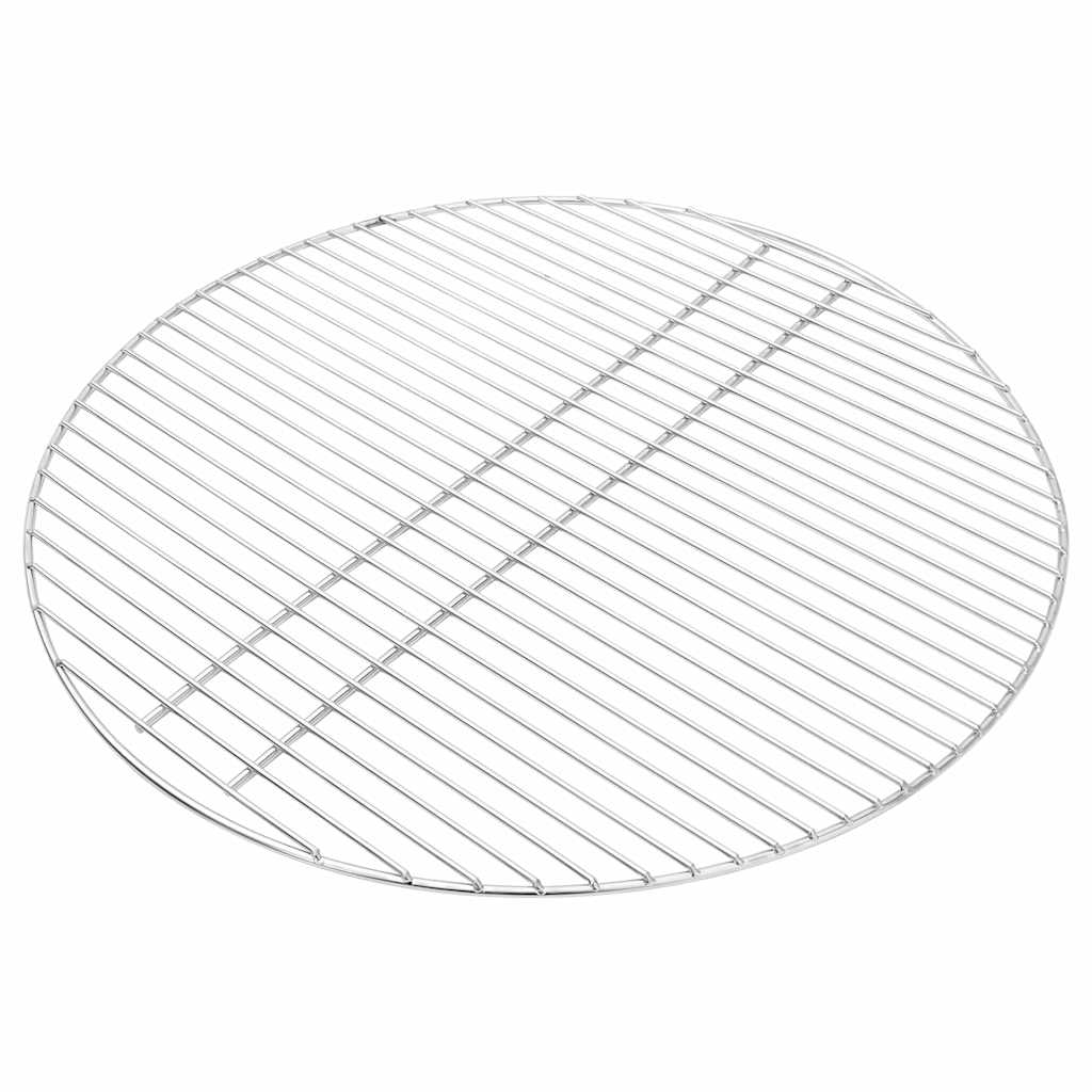 Vidaxx barbecue argent 60 x 60 cm en acier inoxydable