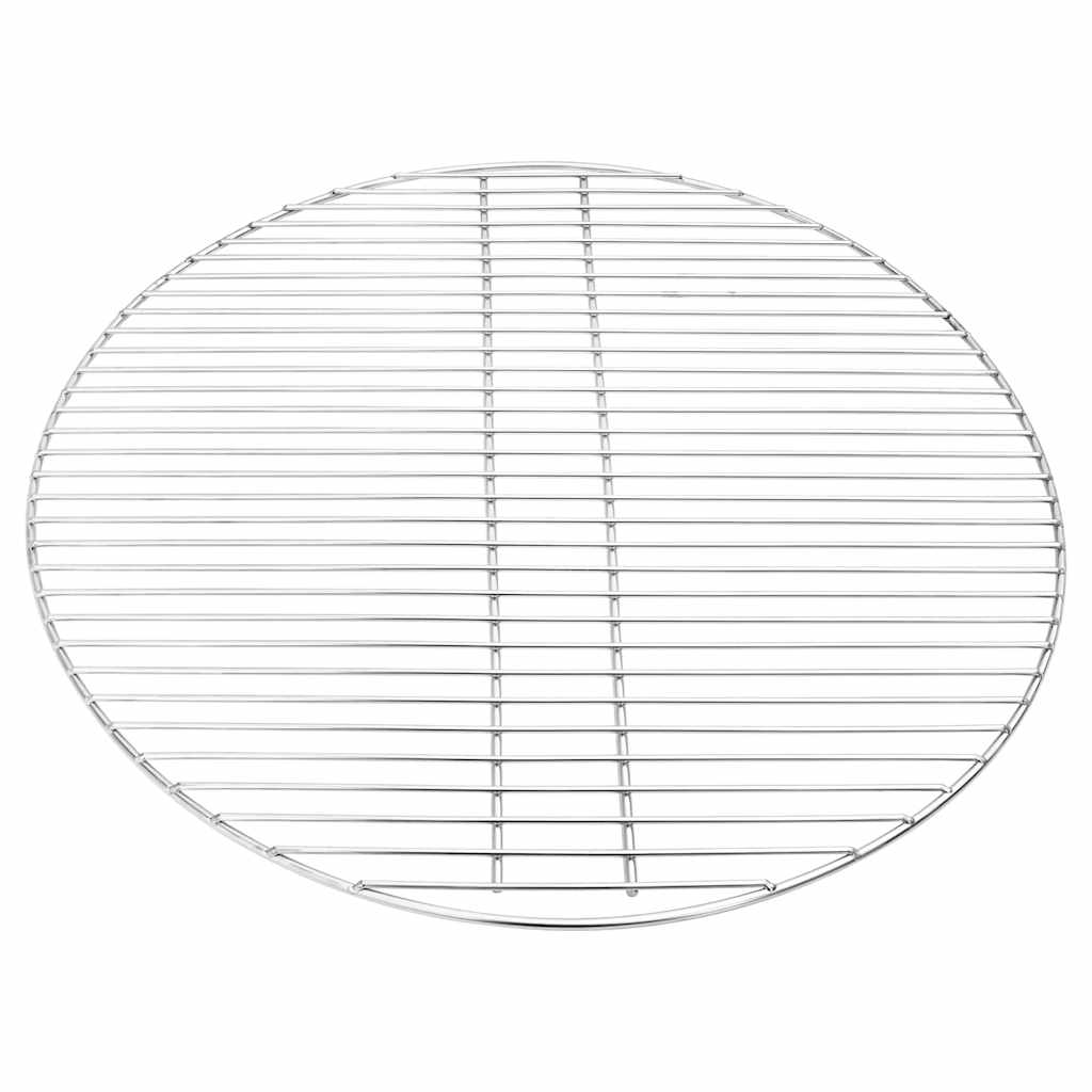 Vidaxx barbecue argent 60 x 60 cm en acier inoxydable