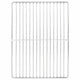 Vidaxx grille de grill argent 40 x 30 cm en acier inoxydable