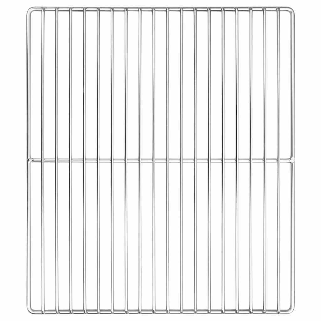 Vidaxx grille de grill argent 40 x 35 cm en acier inoxydable