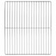 Vidaxx grille de grill argent 40 x 35 cm en acier inoxydable