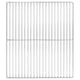 Vidaxx grille de grill argent 45 x 40 cm en acier inoxydable