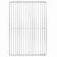 Vidaxx grille de grill argent 47 x 32,5 cm en acier inoxydable