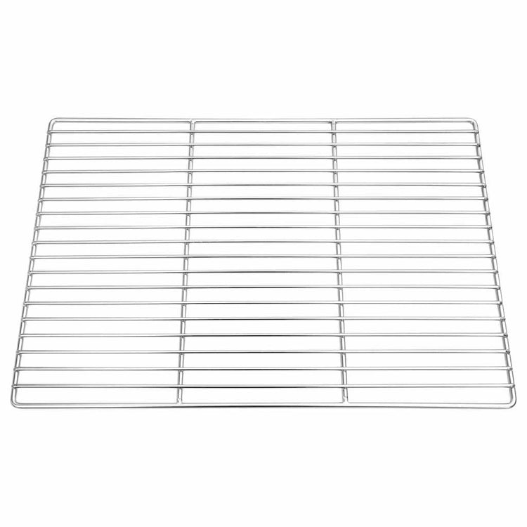 Vidaxx grille de grill argent 50 x 35 cm en acier inoxydable