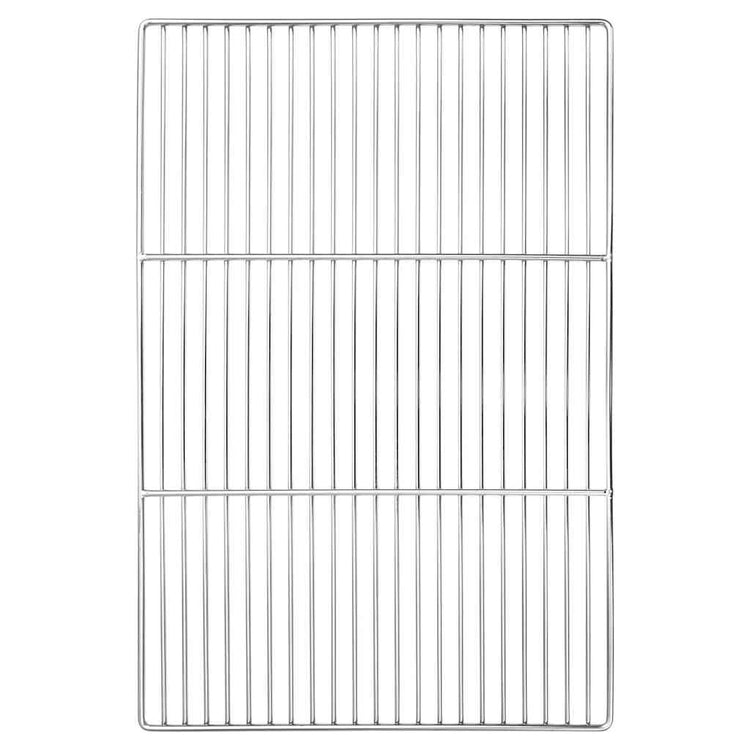 Vidaxx grille de grill argent 60 x 40 cm en acier inoxydable