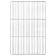 Vidaxx grille de grill argent 60 x 40 cm en acier inoxydable