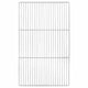 Vidaxx grille de grill argent 67 x 40 cm en acier inoxydable