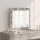 Vidaxx miroir de maquillage rectangulaire gris sonoma 60 x 55 x 18 cm
